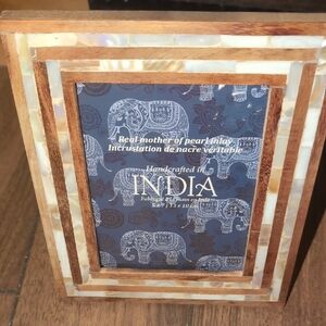 Handcrafted Mother of Pearl Inlay Picture Frame